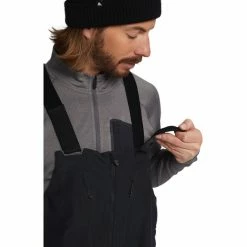 Burton Cyclic Bib Pants Gore-Tex Men true black -Ski Pants Shop burton cyclic bib pants gore tex men true black 5