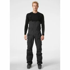 Helly Hansen Sogn Bib Shell Pants Men black -Ski Pants Shop helly hansen sogn bib shell pants men black 3
