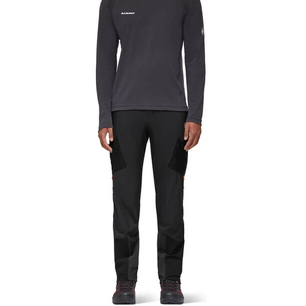 Mammut Aenergy IN Hybrid Pants Men black/vibrant orange 2 Mammut Aenergy IN Hybrid Pants Men black/vibrant orange - Image 2
