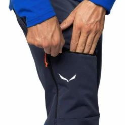 SALEWA Sella Durastretch Pants Men navy blazer 11 SALEWA Sella Durastretch Pants Men navy blazer -Ski Pants Shop salewa sella durastretch pants men navy blazer 6