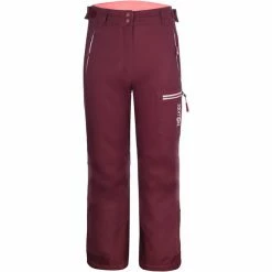 TROLLKIDS Hallingdal Pants Kids maroon red/antique rose