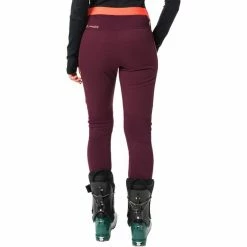 VAUDE Larice Slim Fit Tights Women cassis -Ski Pants Shop vaude larice slim fit tights women cassis 4