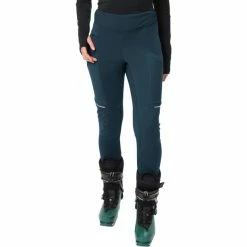 VAUDE Larice Slim Fit Tights Women dark sea -Ski Pants Shop vaude larice slim fit tights women dark sea 3